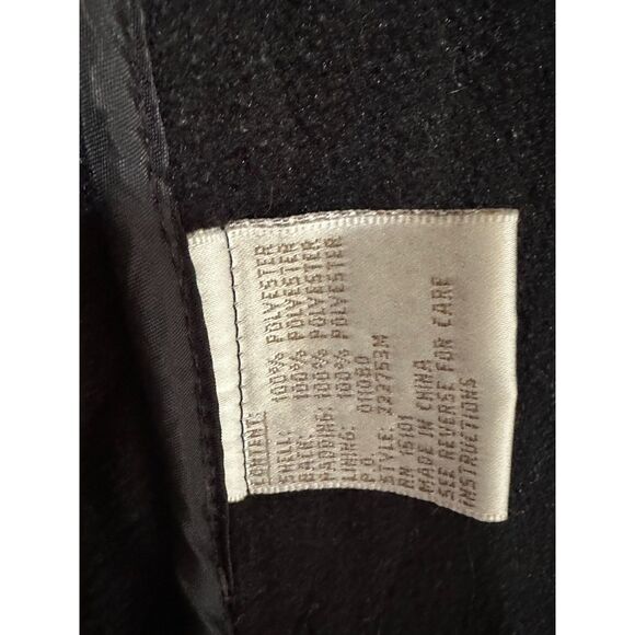 Jones New York Women's Mid Length Quilted Jacket Buttoned Kick Pleat Size L - Picture 6 of 6